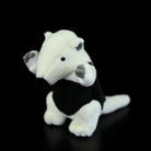Angled view of a Southern Tamandua plush toy, highlighting its adorable face and lifelike features