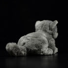 Back view of British Blue Shorthair Cat plush toy featuring a soft and cuddly finish by SoftDaysLab
