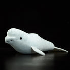 SoftDaysLab Beluga Whale Plush Toy – lifelike, soft, and huggable design for ocean animal lovers