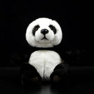 Front view of a soft giant panda plush toy, perfect for animal lovers and panda enthusiasts