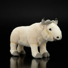 Lifelike Takin plush toy by SoftDaysLab, featuring realistic horns, soft fur, and a stocky design