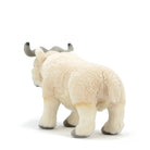 Back view of a lifelike Takin stuffed animal, showcasing soft fur and realistic details by SoftDaysLab