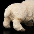 Close-up of the takin plush toy's tail and fur texture by SoftDaysLab®, showing fine attention to detail