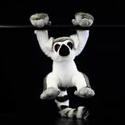 Hanging Ring-tailed Lemur plush, featuring authentic design and soft texture by SoftDaysLab