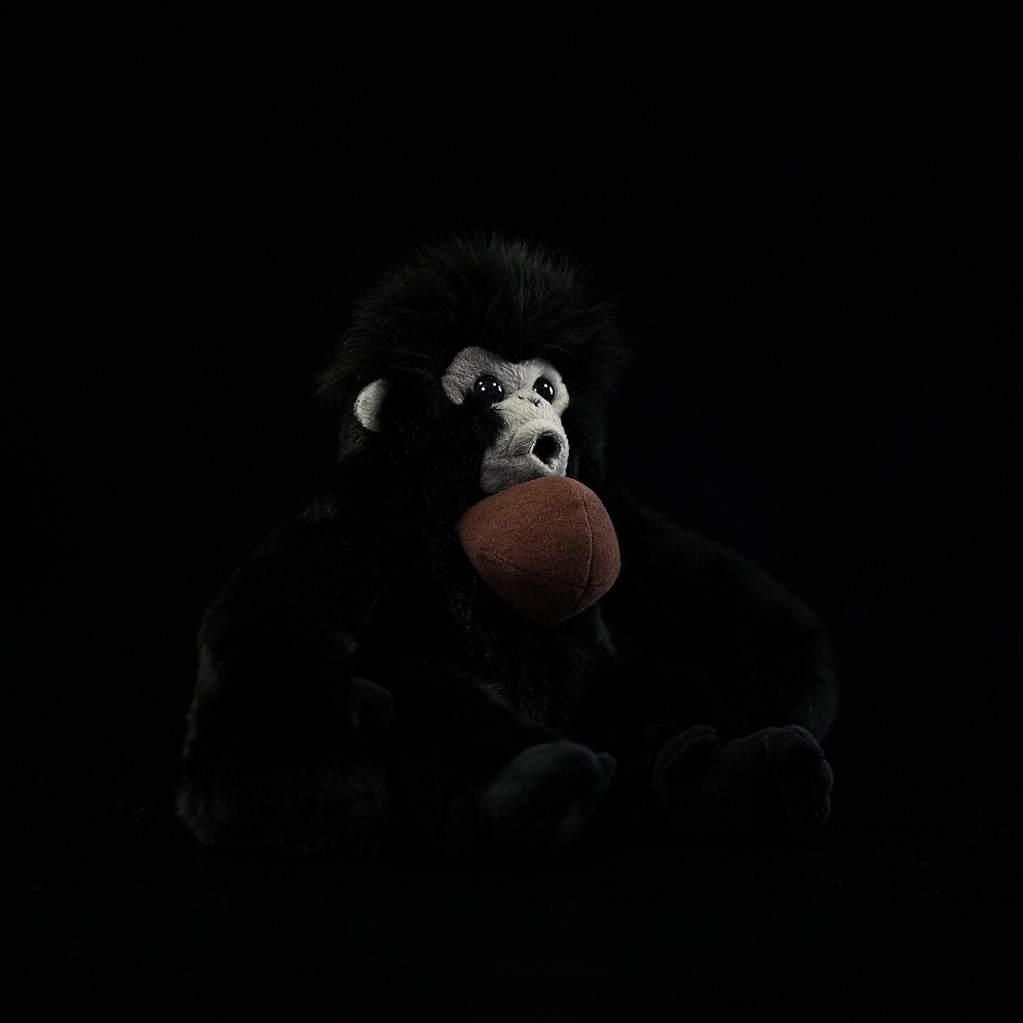 Seated Siamang Gibbon plush, crafted with care for wildlife lovers and soft toy enthusiasts
