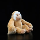 Side view of adorable hanging gibbon plush toy, SoftDaysLab gibbon stuffed animal for animal lovers and gifts