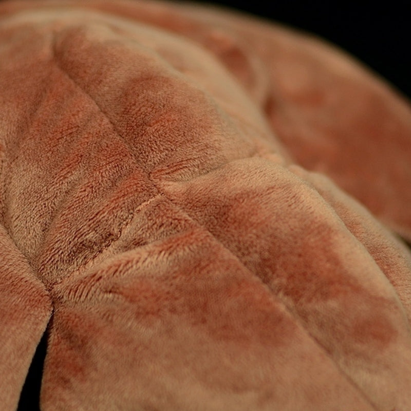 Detailed texture of the Chinese horseshoe crab plush toy’s soft shell surface by SoftDaysLab
