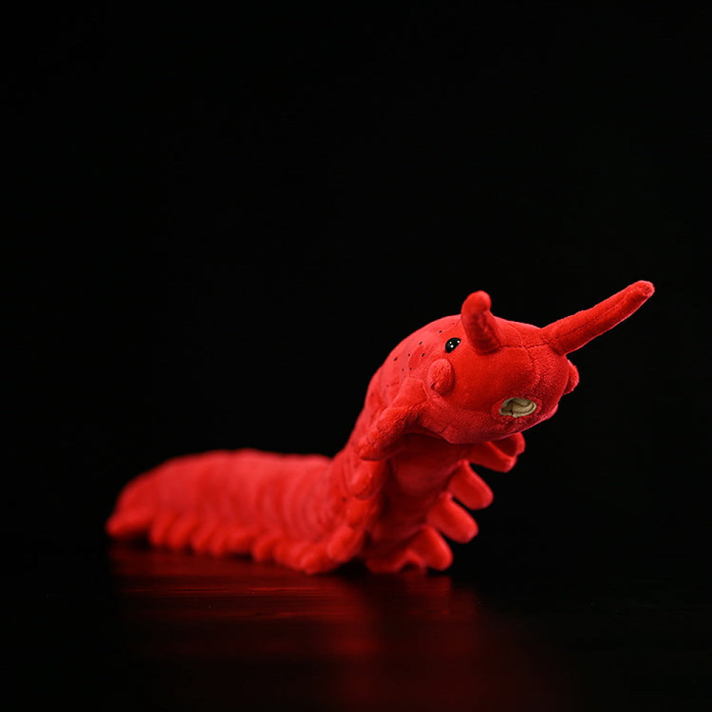 Lifelike Velvet Worm Plush Toy – Soft and Unique Invertebrate Stuffed Animal