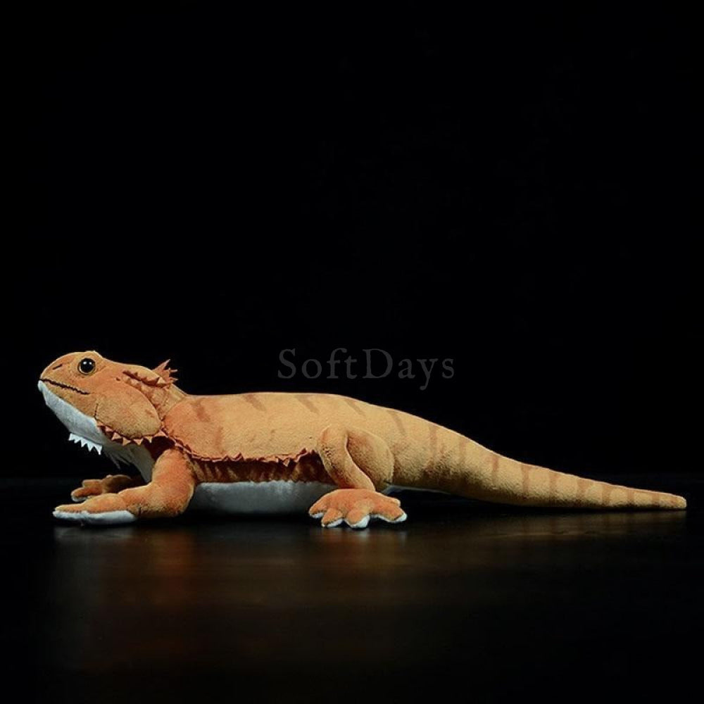 Lifelike Central Bearded Dragon Lizard Plush Toy – Soft and Adorable