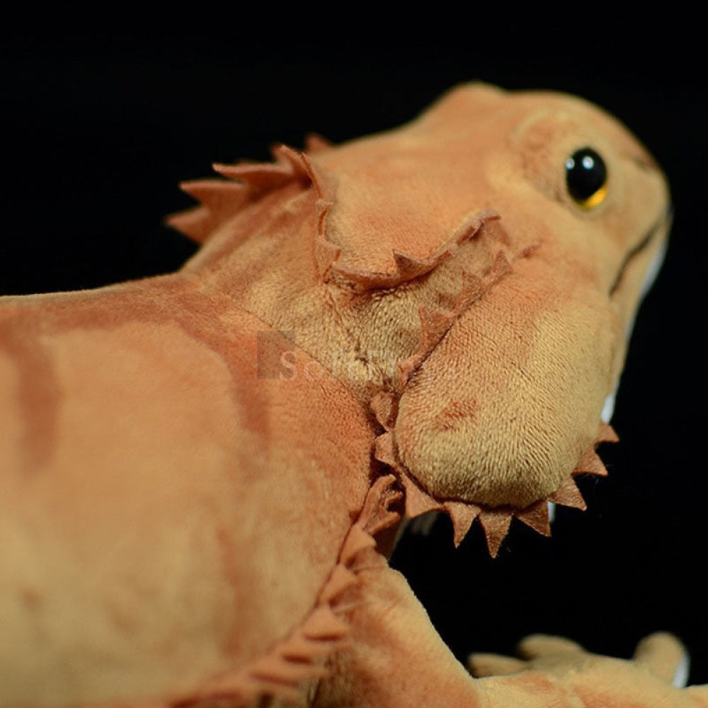 Lifelike Central Bearded Dragon Lizard Plush Toy – Soft and Adorable