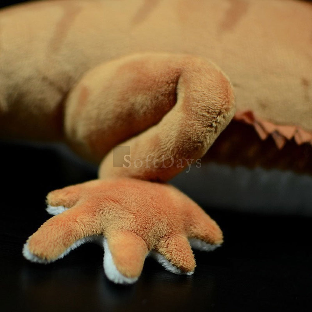 Lifelike Central Bearded Dragon Lizard Plush Toy – Soft and Adorable