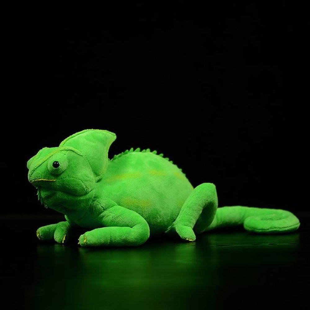 Realistic Green Chameleon Plush Toy – Soft, Vibrant, and Perfect for Reptile Enthusiasts