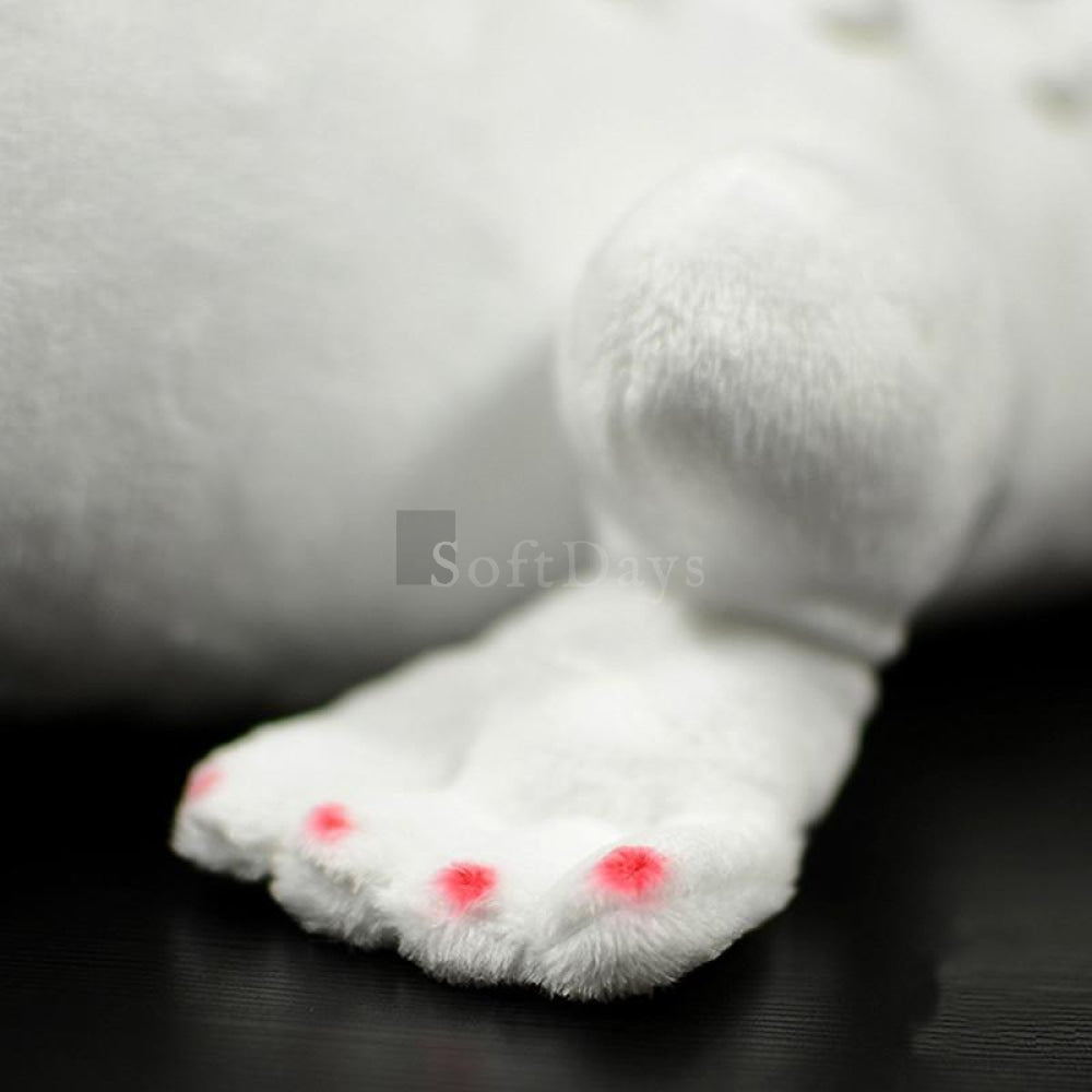 Lifelike Albino Alligator Plush Toy – Soft, Unique, and Perfect for Reptile Fans