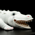 Lifelike Albino Alligator Plush Toy – Soft, Unique, and Perfect for Reptile Fans