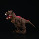 Realistic Carnotaurus Dinosaur Plush Toy with lifelike details by SoftDaysLab