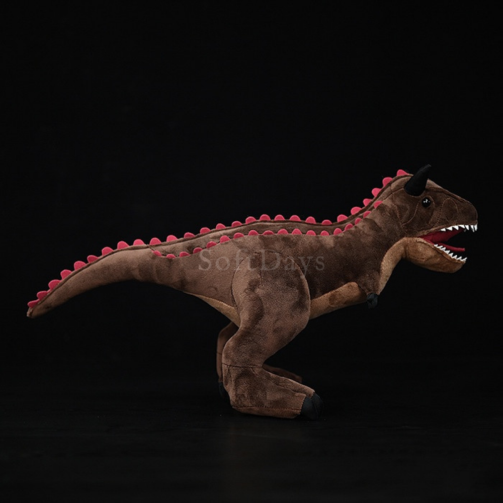 Carnotaurus Dinosaur Plush Toy – Realistic Soft Stuffed Prehistoric Animal