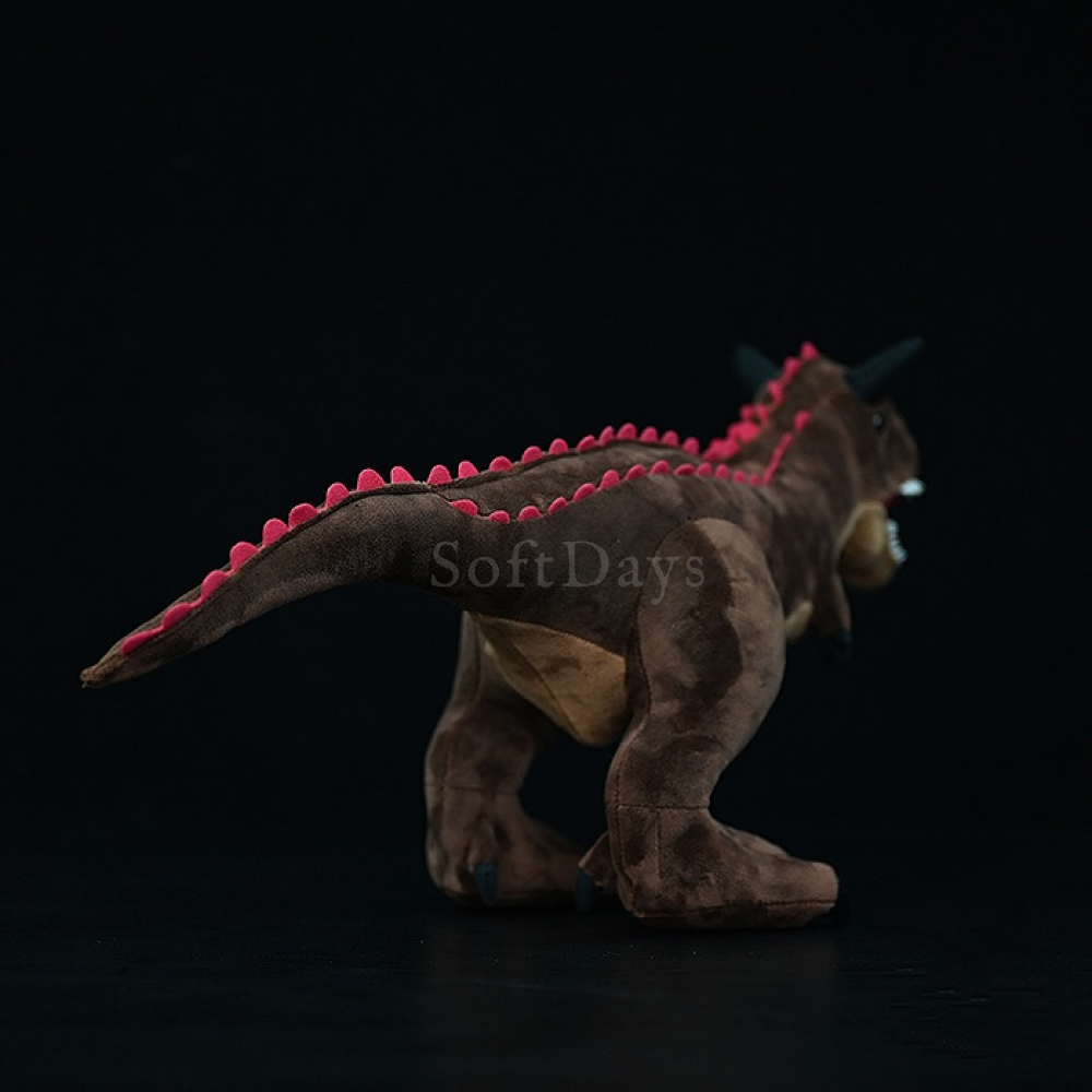 Carnotaurus Dinosaur Plush Toy – Realistic Soft Stuffed Prehistoric Animal