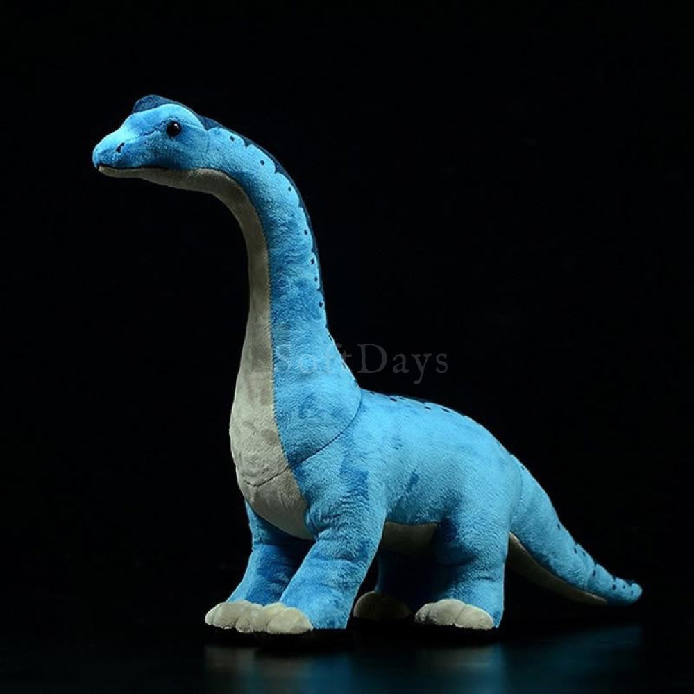 Blue Brachiosaurus Dinosaur Plush Toy – Soft Jurassic Stuffed Animal