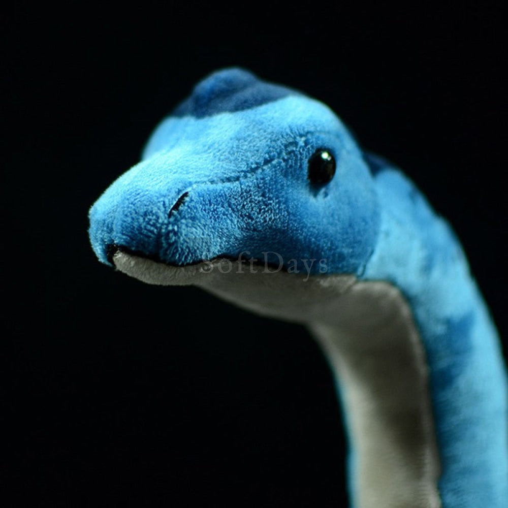 Blue Brachiosaurus Dinosaur Plush Toy – Soft Jurassic Stuffed Animal