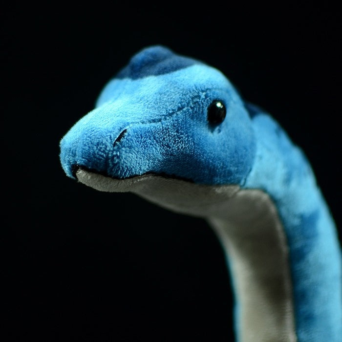 Blue Brachiosaurus Dinosaur Plush Toy – Soft Jurassic Stuffed Animal