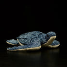 Realistic leatherback sea turtle plush toy with lifelike patterns and soft textures, perfect for ocean lovers