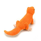Rear view of the Amel Patternless African Fat-Tailed Gecko Plush, featuring its detailed tail and adorable finish
