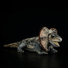Realistic frilled neck lizard plush toy with detailed scales and vibrant frill, perfect for reptile enthusiasts