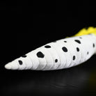 Realistic Leopard Gecko Plush tail in white and black by SoftDaysLab®, detailed and soft