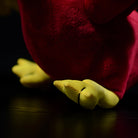 Close-up of Archaeopteryx plush feet by SoftDaysLab®, detailed claws ideal for collectors and kids