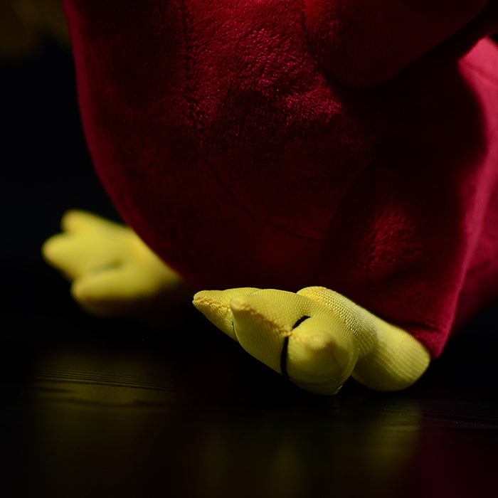 Close-up of Archaeopteryx plush feet by SoftDaysLab®, detailed claws ideal for collectors and kids