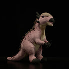 Full-body view of the SoftDaysLab® Pachycephalosaurus Plush Toy, ideal for dinosaur collectors or kids